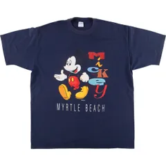 古着 90年代 ベルバシーン VELVA SHEEN MICKEY MOUSE ミッキーマウス キャラクタープリントTシャツ USA製 メンズXL相当/eaa552563