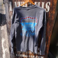 【Indian Motorcycle】インディアンモーターサイクル 東洋 袖プリント バイク ロンT 長袖 Tシャツ M
