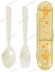 [중고] 수저 엘렌 & 리바이 Botania 스푼 포크 세트 [진격의 거인]