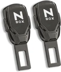 【新品、未使用☘】【N-BOX専用】2個セット ホンダ N-BOX 車全シリーズ対応 シートベルトカバー＆バックルカバー 亜鉛合金素材 高級デザイン 簡単取り付け 延長車用 車内用品 車の部品 車用小物 車内装飾(ブラック)