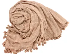 【未使用品】ポンポン盛りだくさんのストール 2025年最新】ポンポンストールの人気アイテム - メルカリ