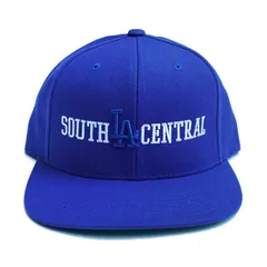 【Los Angeles】SOUTH CENTRAL LA SNAPBACK CAP【BLUE】 (通販 帽子 キャップ スナップバック ロゴ ベースボールキャップ CITY CAP サウスセントラル LA)のサムネイル