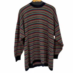 プリングル Pringle 80S スコットランド製 マルチカラー ウールニット メンズ import：XL のサムネイル
