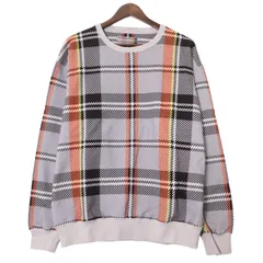 未使用品 JACKSON MATISSE (ジャクソンマティス) Plaid Sweat チェック柄 スウェット トップス トレーナー JM22SS031 Gray サイズL　【WSP】のサムネイル