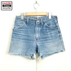 60s USA製 vintage Wrangler デニム カットオフ  ショートパンツ メンズ Lサイズ相当