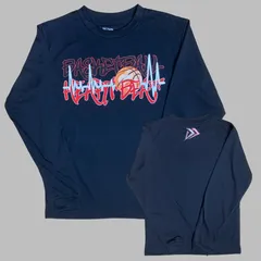 新品 バスケ ロンT ブラック ドライ 長袖 バスケットボール メンズ レディース キッズ ジュニア ミニバス ロングスリーブTシャツ サイズ 140 150 SS S M L LL黒 HEATBEAT