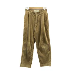 grandma MAMA daughter / グランマママドーター | 1タック コーデュロイ ワイドパンツ | 1 | ベージュ | レディース