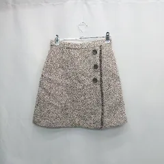 ◇ ⊇ PROPORTION BODY DRESSING 総柄 ミニ丈 台形 スカート サイズ1 ピンク系 レディース E  【1503050028639】