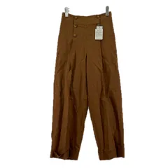 美品 Radicle ラディカル タグ付き コットンリネンパンツ size38/ブラウン