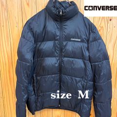 【古着】converse(コンバース)ダウンジャケット M 黒 美品 アウトドア