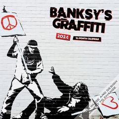 【輸入版】2024年 バンクシー カレンダー / ブラウントラウト 30.5 x 61 cm (Banksys Graffiti  Calendar)