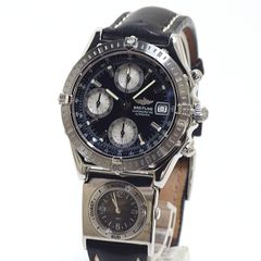 BREITLING ブライトリング メンズ腕時計 クロノマット UTCモジュール A13352 ブラック文字盤 自動巻き【中古】