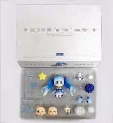 【中古】フィギュア ねんどろいど 雪ミク Twinkle Snow Ver. 「キャラクター・ボーカル・シリーズ01 初音ミク」 ワンダーフェスティバル2017冬＆第68回 さっぽろ雪まつり＆GOODSMILE ONLINE SHOP限定