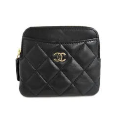 【名古屋】シャネル クラシック ジップ コインパース AP2061 ブラック ラムスキン GD金具 マトラッセ 財布 小物 女