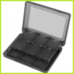 ソフトケース 22 カード容量 3DS メモリーカード スタイラス キャリングケース 携帯 ゲームカード 3DS ソフト (Black)