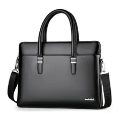 【在庫セール】出張 通勤 仕事 A4対応 2way 耐摩擦 リクルートバッグ 撥水 ハンドバッグ 就活 ブリーフケース 大容量 おしゃれ ブラック 鞄 PUレザー 軽量トートバッグ メンズ ビジネスバッグ