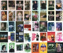 【中古】シール・ステッカー 全20種セット アートステッカー(2枚組) 「ハリー・ポッター アートステッカーコレクション」