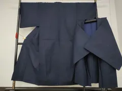 平和屋着物▽男性　単衣　アンサンブル　霞文　ウール　AABB5898st