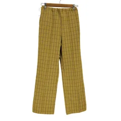 ロクビューティーアンドユースユナイテッドアローズ 6 BEAUTY & YOUTH UNITED ARROWS 21AW CHECK CUTSEW PANTS チェック カットソー パンツ レディース JPN：38 