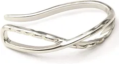 Brilliet(ブリリエット) イヤーカフ シルバー日本全量検品ジュエリー老舗コラボロングクロス 片耳( シルバー)