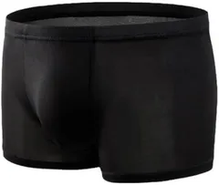 Ken R ケンアール 水着 インナー メンズ スイムサポーター アンダーショーツ 海水パンツ 海パン ボクサー 水陸両用 水泳 プール(ブラック,  2XL)