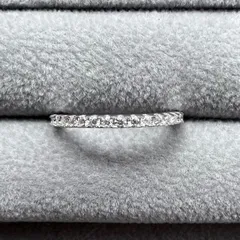 モアサナイト　フルエタニティリング　エタニティ　リング　モアッサナイト