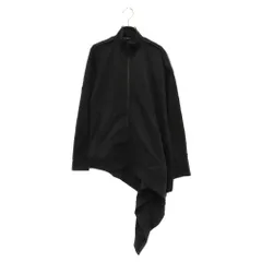 Y-3 (ワイスリー) アシンメトリー ドレープトラックジャケット ブラック 1AX001のサムネイル