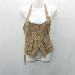 ◇ ⊂ Φ ZARA ザラ ビスチェ サイズXS ブラウン系 レディース E  【1410100061228】