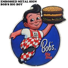 新品　ブリキ看板　BIGBOY　ビッグボーイ　BOB'S BIG BOY　飲食店　アメリカン雑貨　看板　ヴィンテージ　E783