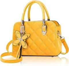 T.Y.ryanryan 母の日 ショルダーバッグ レディース 小さめ 斜めがけ ハンドバッグ 肩掛け 四つ葉( イエロー)