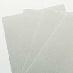 チップボール紙、A5（両面グレー）、約1.0mm厚、20枚入り、補強 工作 芯材 台紙 補強 工作 クラフト 封筒 梱包用　アクセサリー