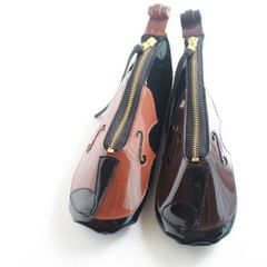 発表会ギフトにオススメ！バイオリン♪ポーチ メガネ、ペンケース