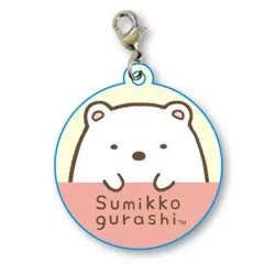 【中古】キーホルダー・マスコット(キャラクター) A.しろくま メタルチャーム 「すみっコぐらし」