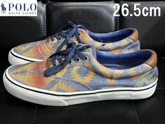 ポロラルフローレン ネイティブ柄 デッキシューズ 26.5cm POLO RALPH LAUREN スニーカー