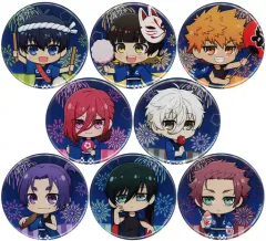 【中古】バッジ・ピンズ 全8種セット 「ブルーロック 神田祭応援キャンペーン ポップアップストア トレーディングちびキャラ缶バッジ」