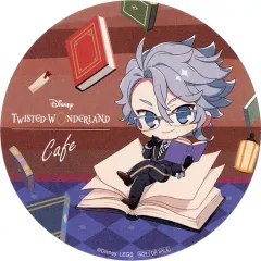 【中古】マグカップ・湯のみ アズール・アーシェングロット オリジナル紙製コースター 「ディズニー ツイステッドワンダーランド×OH MY CAFE 第二弾」 ドリンクメニュー注文特典 