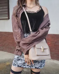 Lace Trim Velvet Camisoleのサムネイル