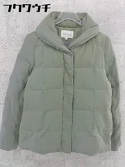 ■ fredy emue フレディ エミュ NOLLEY'S ジップアップ 長袖 ダウン ジャケット サイズ36 カーキ系 レディース  【1002798493803】のサムネイル