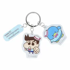  風間くん×タキシードサム キーホルダー 3連アクリル クレヨンしんちゃん×サンリオ 