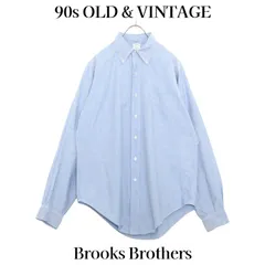 古着 90s ブルックスブラザーズ Makers オックスフォード ボタンダウン シャツ USA製 サックスブルー XL 当時物 ヴィンテージ ビンテージ 90年代 アメリカ製