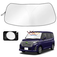 Cartist トヨタ ルーミー タンク フロントサンシェード TANK ROOMY サンライン サンセット サンフィア フロントガラス サンシェード シェードカーテン マルチサンシェード M900A M910A H28.-現行 遮光 シェード 日よけ 車