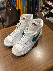 NIKE ナイキ BLAZER ブレーザー ハイカット スニーカー  ホワイト グリーン 27cm A-659