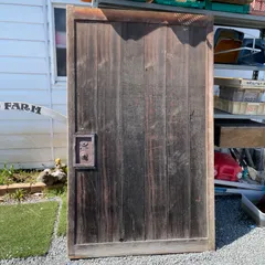 〖うさ様専用　三点購入でこちら1万円お値引き〗♭ 蔵戸 W112cm×D4cm×H184cm 昭和 レトロ 建具 古屋 屋敷戸 時代物 蔵 a