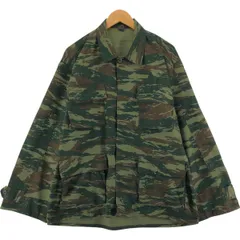 古着 ギリシャ軍 迷彩柄 B.D.U リザードカモ ミリタリージャケット メンズXL相当/eaa542010