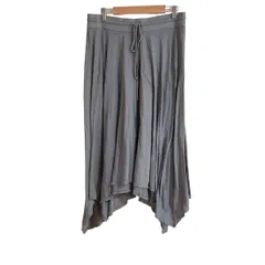 three dots(スリードッツ) ロングスカート サイズS レディース - グレー