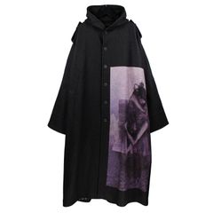 YOHJI YAMAMOTO POUR HOMME 肩マチ兼肩章付き柄FC   ジャケット  HE-C30-828