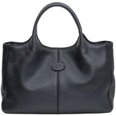 TOD'S　トッズ　2WAY　トートバッグ　ネイビー