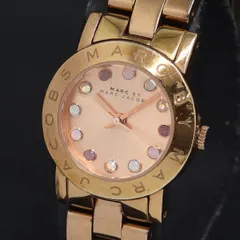 QZ マークバイマークジェイコブス 石付 MBM3219 ピンクゴールド文字盤 レディース腕時計 KRK 2000000 NSK