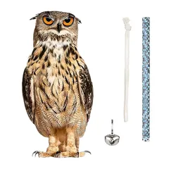 【新品】 AZNABLE 鳥よけ フクロウ 鷹 鳥よけグッズ カラス除け ベランダ 置物 フクロウ型鳥よけ 吊り下げ式 カラス撃退 (デザインA) 0