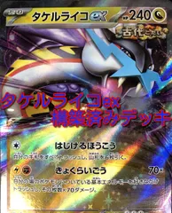 01w-2848 〇  ポケカ タケルライコex 構築済みデッキ ポケモンカードゲーム プレイ用 中古品 ③